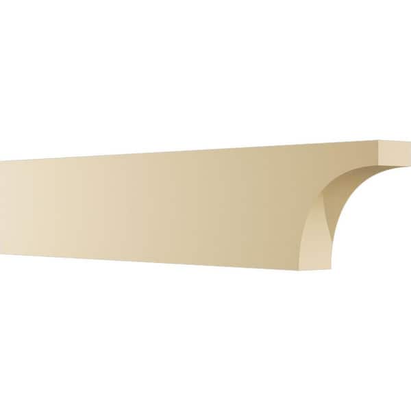 Ekena Millwork Standard Huntington 3 in. W x 8 in. H x 42 in. D Signature Urethane Rafter Tail Outlooker