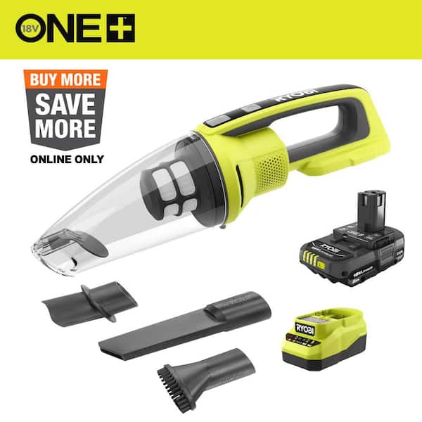 ONE+ 18V Cordless Performance Handheld Vacuum Kit with 2.0 Ah Battery and Charger