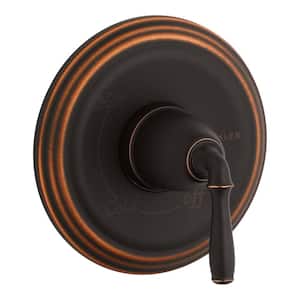 Devonshire Rite-Temp 1-Handle Wall-Mount Tub and Shower Faucet Trim Kit in Oil-Rubbed Bronze (Valve not included)