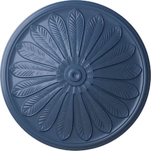 25-1/2" x 5-1/2" Brontes Urethane Ceiling Medallion (Fits Canopies upto 3-5/8"), Hand-Painted Americana