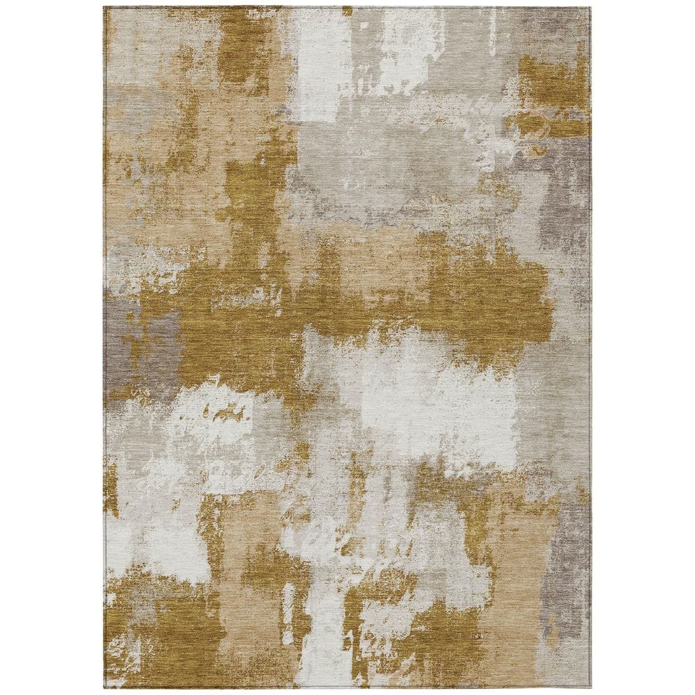 Chantille Machine Washable Indoor/Outdoor Abstract ACN2913 Walnut 9 ft. x 12 ft. Area Rug price history on PriceWatchPro
