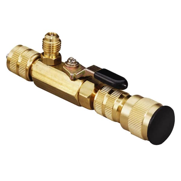 HVAC Valve Core Remover and Installer with Access Port