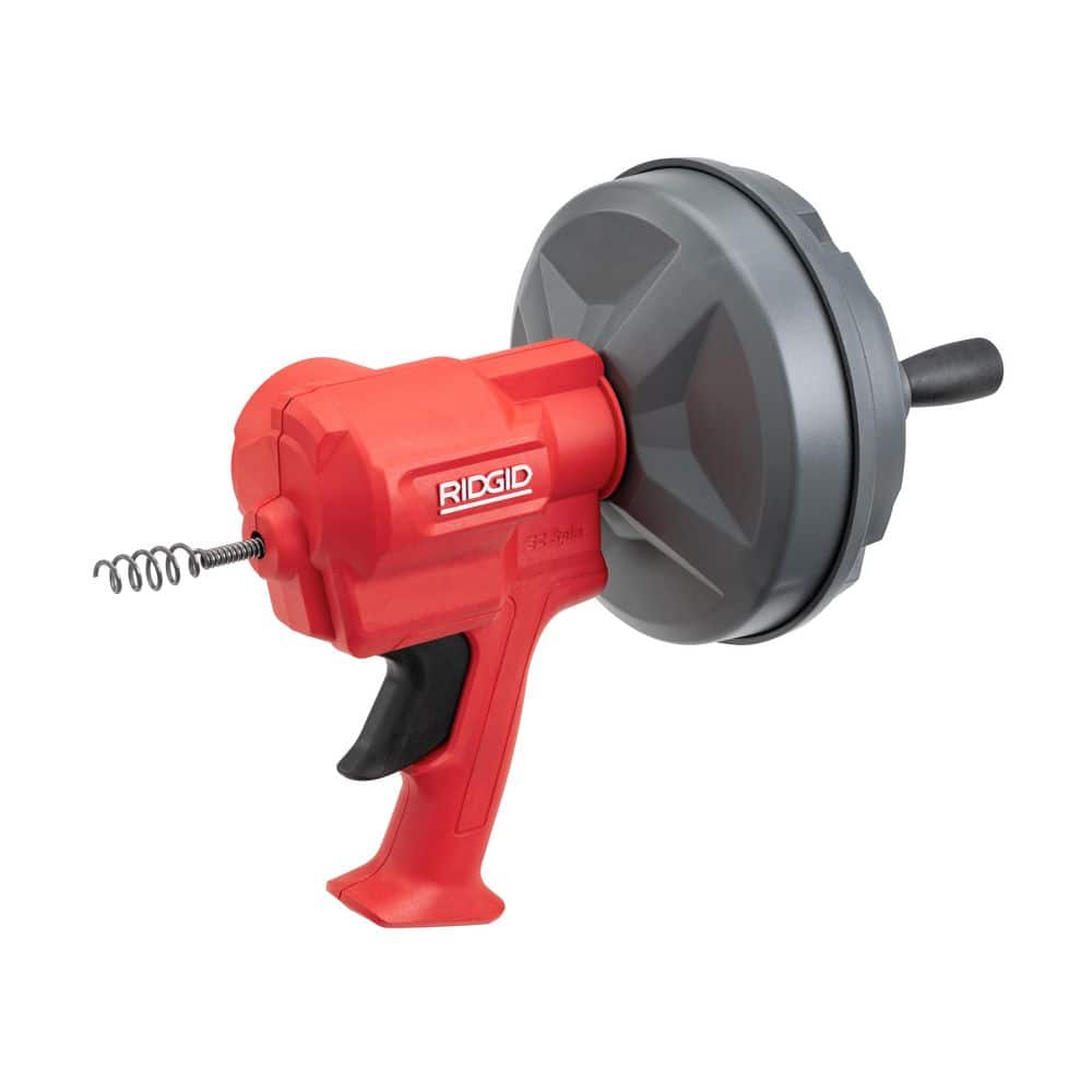 RIDGID EZ SPIN Drain Cleaning Snake Auger 80168 - The Home Depot
