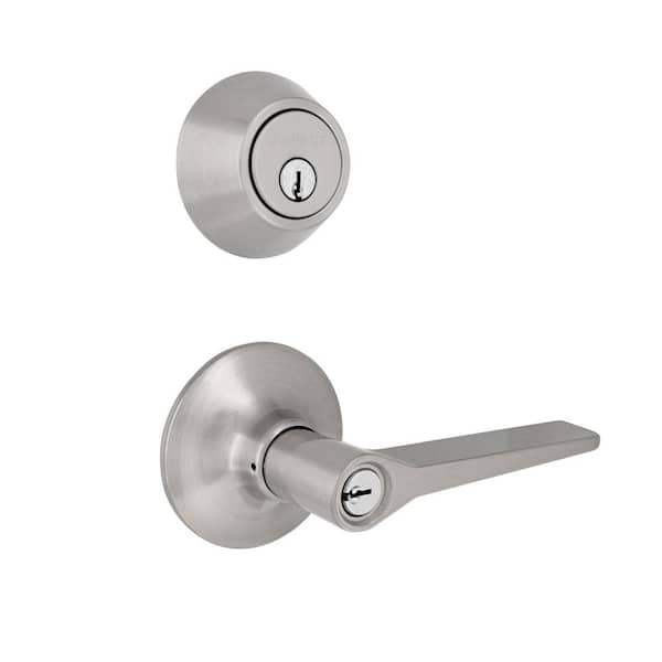 Defiant Freedom Satin Nickel Single Cylinder Combo Pack