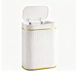 simplehuman 6L Round Step Bathroom Trash Can with Soft-Close Lid