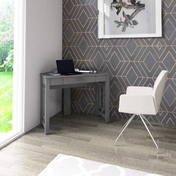 Buy Allrounder Study Desk with Storage and Pin-up Board in Rainy Grey  Colour Online at Best Price-HomeTown