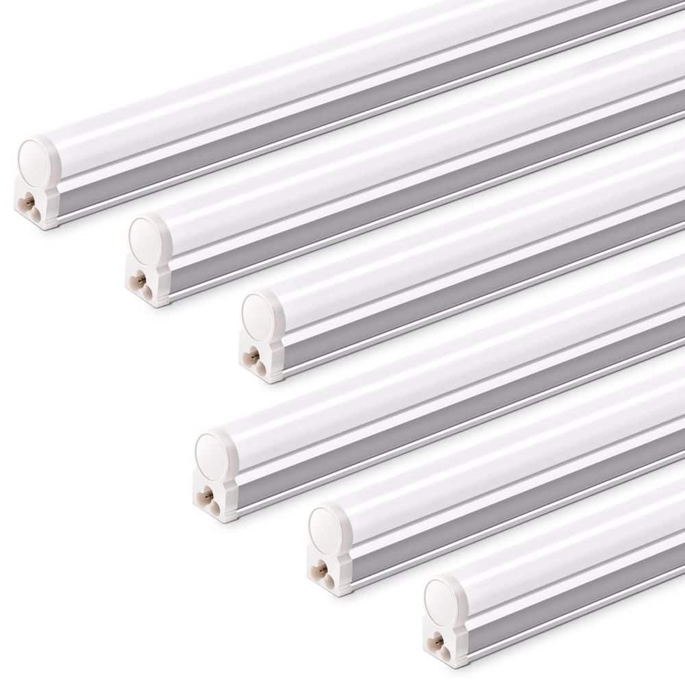 3 ft. 16W 5000K Daylight Integrated LED Shop Light, White Linkable Ceiling Light for Garage Workshop, 6-Pack price history on PriceWatchPro
