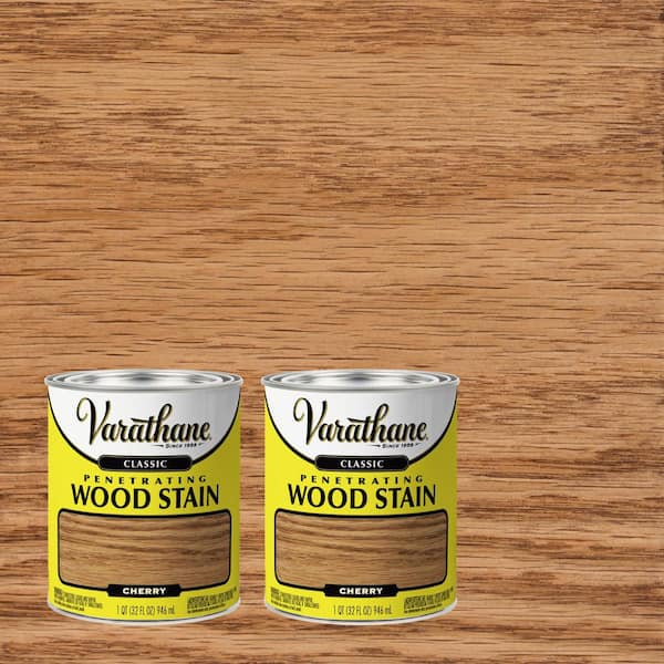1 qt. Cherry Classic Interior Wood Stain (2-Pack)