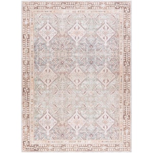 Amelie Green Traditional 7 ft. x 9 ft. Indoor Area Rug