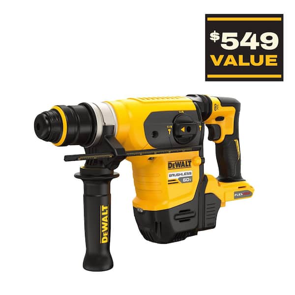 FLEXVOLT 60V MAX Cordless 1-1/4 in. SDS Plus Rotary Hammer (Tool Only)