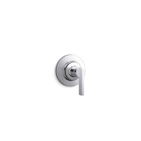 KOHLER Castia By Studio McGee MasterShower 1-Handle Transfer Valve Trim with Lever Handle in Polished Chrome