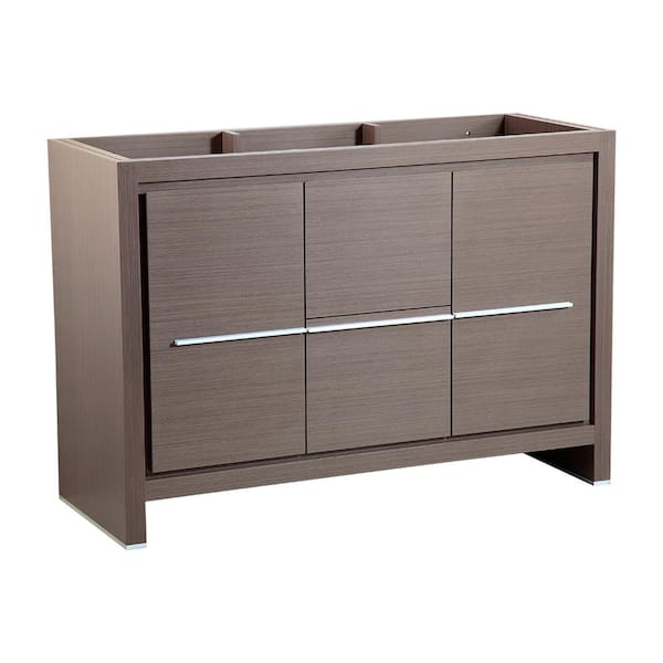Fresca Allier 48 in. Modern Bathroom Vanity Cabinet in Gray Oak