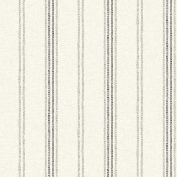 Chesapeake Lovage Charcoal Grey Pre-Pasted Non-Woven Wallpaper Sample