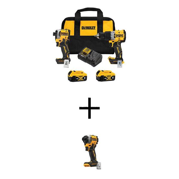 DEWALT 20V MAX XR Hammer Drill and ATOMIC Impact Driver 2 Tool