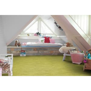 Chartreuse 9.8 mm Thick x 11.81 in. Wide x 35.43 in. Length Laminate Flooring (20.34 sq. ft./Case)