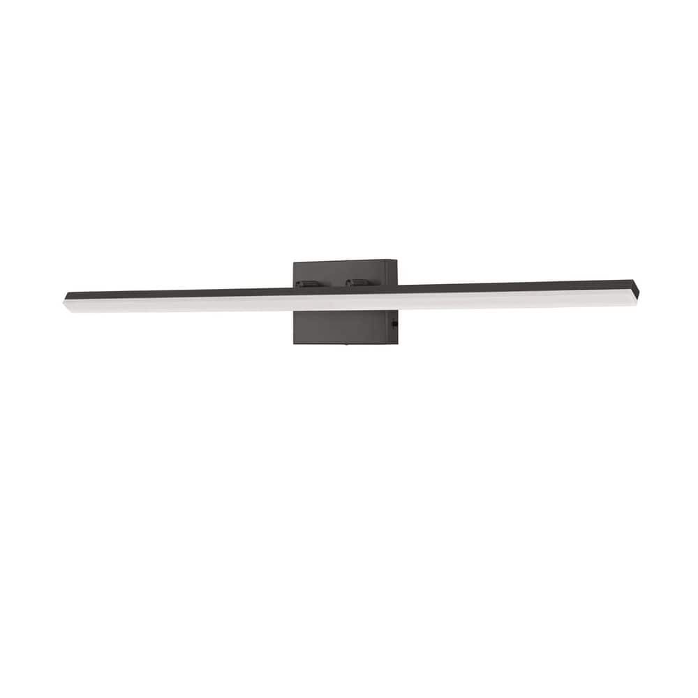 40in LED Vanity Light with Integrated 12W LED, 3CCT Dimmable, Black Metal Finish, Acrylic Shade price history on PriceWatchPro