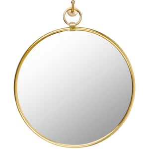 Zara 27 in. x 23 in. Gold/Silver Framed Decorative Mirror