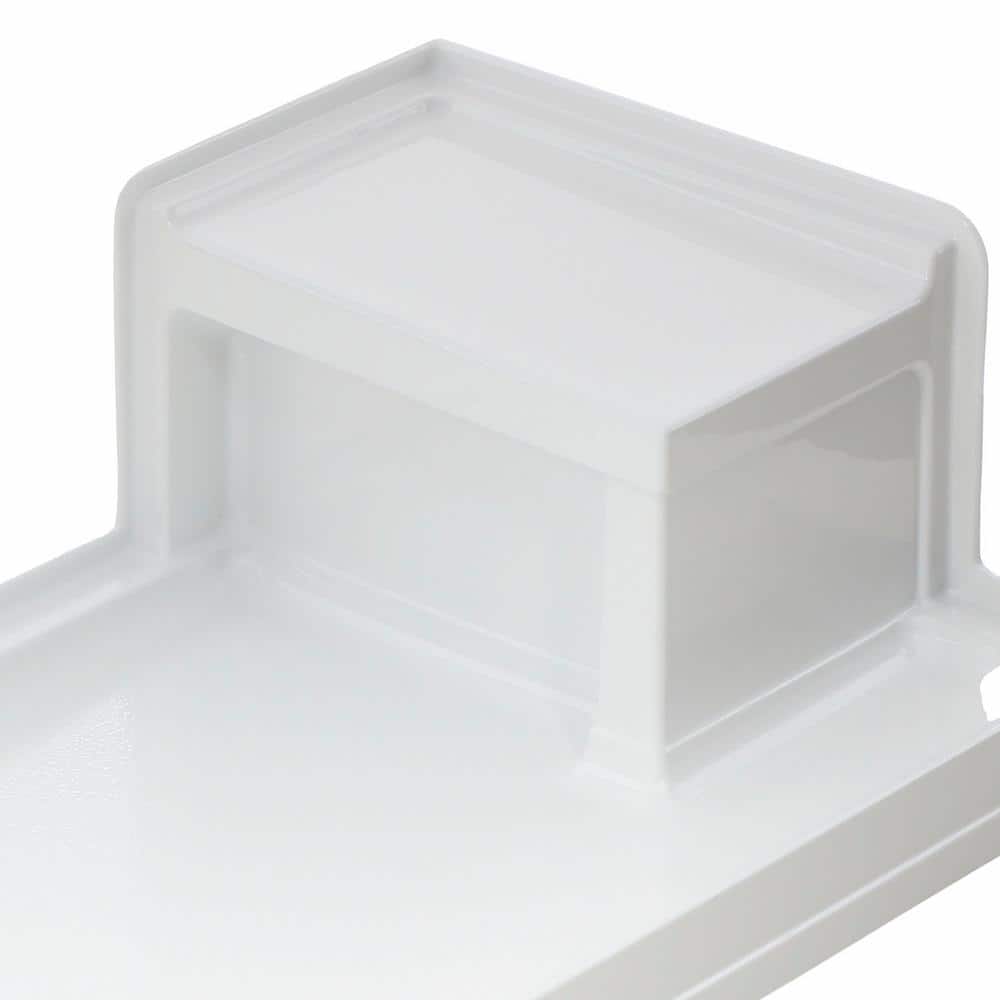 Tresham 60" x 36" White Acrylic Shower Base with Integral Seat