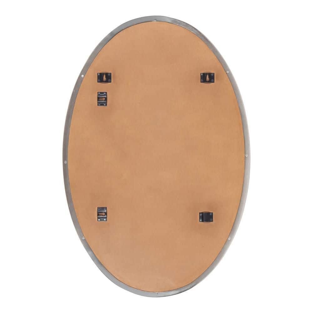Rollo 30" Oval Silver and Gold Vanity Mirror