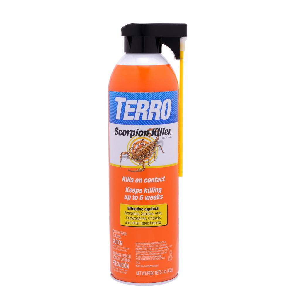 TERRO 16 oz. Scorpion Insect Killer Aerosol Spray T2102-6 - The Home Depot