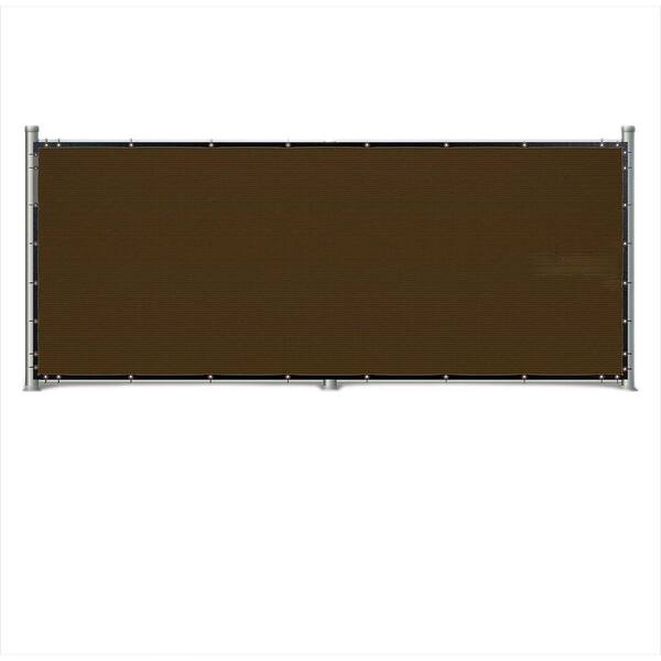 Cubilan 6' x 50' Black Fence Privacy Screen Windscreen, with Bindings & Grommets, Heavy Duty