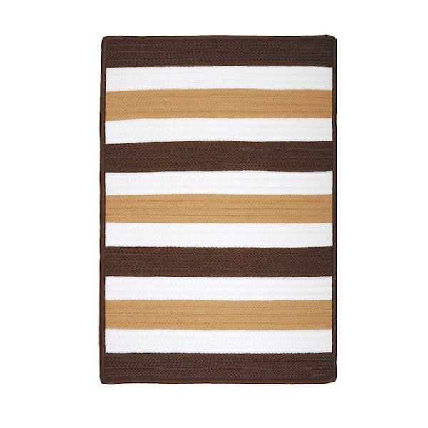 Home Decorators Collection Cape Cod Latte 7 ft. x 9 ft. Braided Area Rug