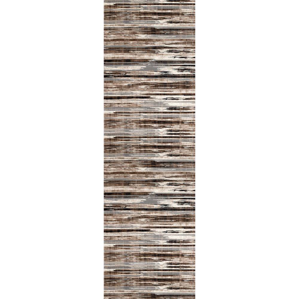 Montage Beige 2 ft. 8 in. x 8 ft. (3 ft. x 8 ft.) Modern Abstract Runner Area Rug price history on PriceWatchPro