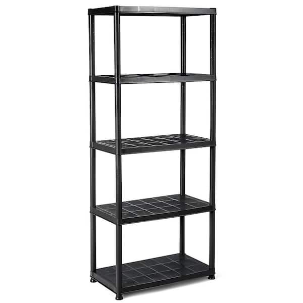 Bunpeony 5Tier Black Pantry Organizer Freestanding Heavy Duty Kitchen