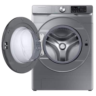 4.5 cu. ft. Smart High-Efficiency Front Load Washer with Super Speed in Platinum