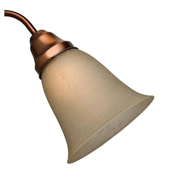 Casablanca 2.25 in. Amber Bell Shape Side Glass for Socket-Ring Fitters-DISCONTINUED