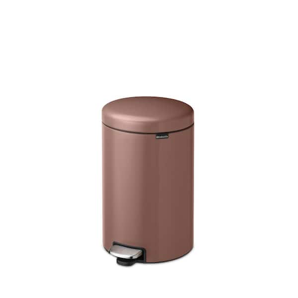 Brabantia NewIcon 5.3 Gal. (20 l) Satin Taupe Step-On Trash Can