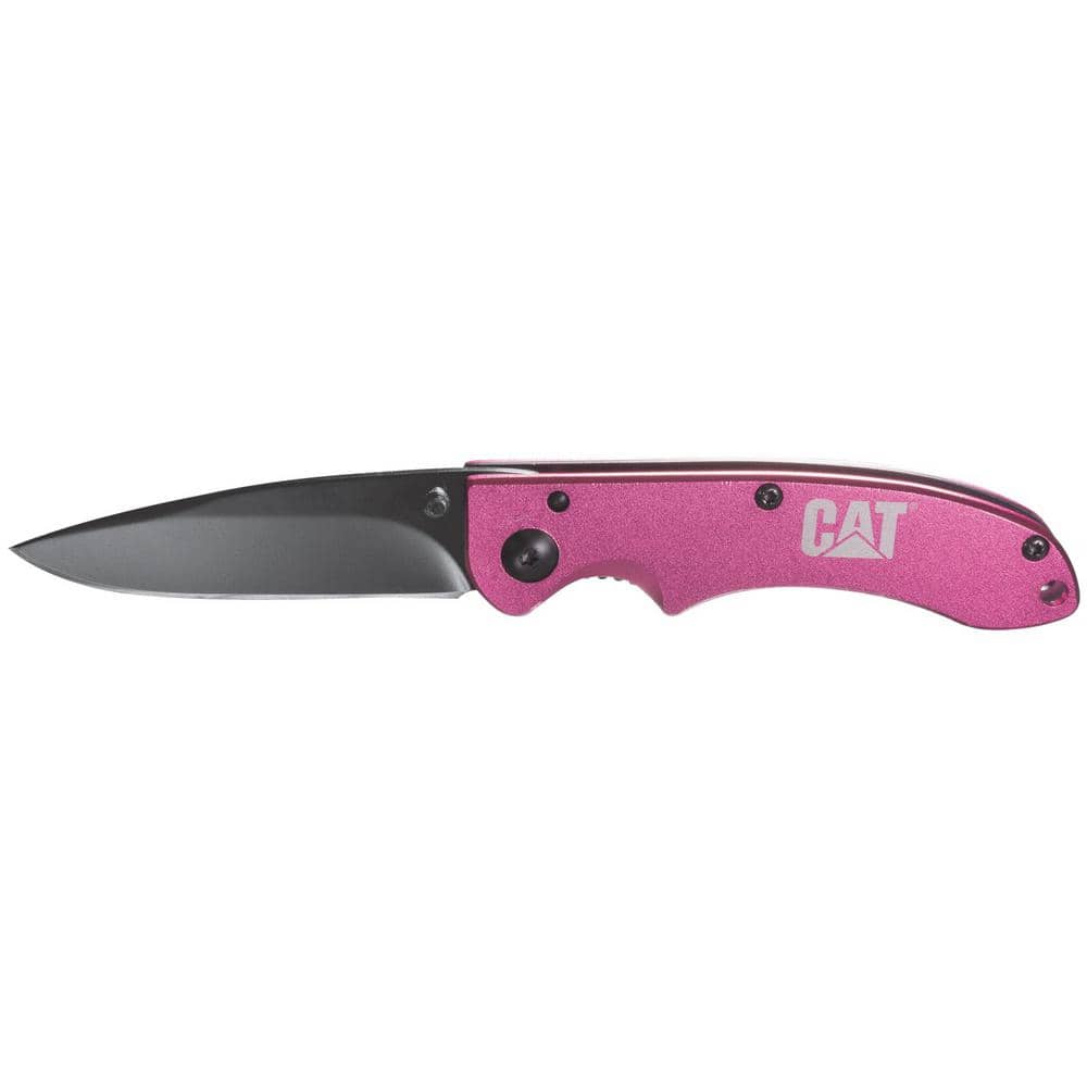 CAT 6 in. Drop Point Folding Knife 980060 - The Home Depot