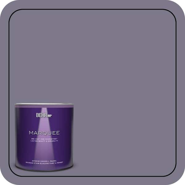 BEHR MARQUEE 1 qt. #N560-5 Solitaire One-Coat Hide Eggshell Enamel Interior Paint & Primer
