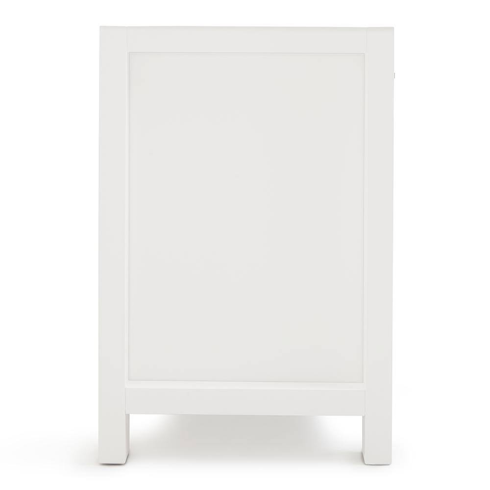 Bristol 60" White Single Freestanding Vanity Cabinet