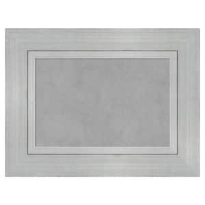 Romano Silver 25 in. x 19 in Framed Magnetic Board