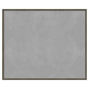 Svelte Clay Grey 49 in. x 41 in. Framed Magnetic Board