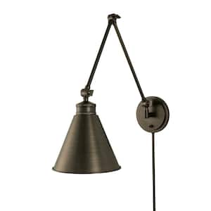 Aidan 1-Light Architectural Bronze Movable Wall Sconce