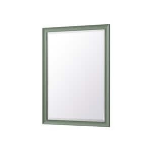 Glenbrook 30.0 in. W x 40.0 in. H Rectangular Framed Wall Bathroom Vanity Mirror in Smokey Celadon