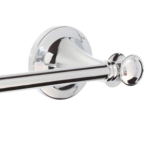 Grove Silver Metal Toilet Paper Holder Stand