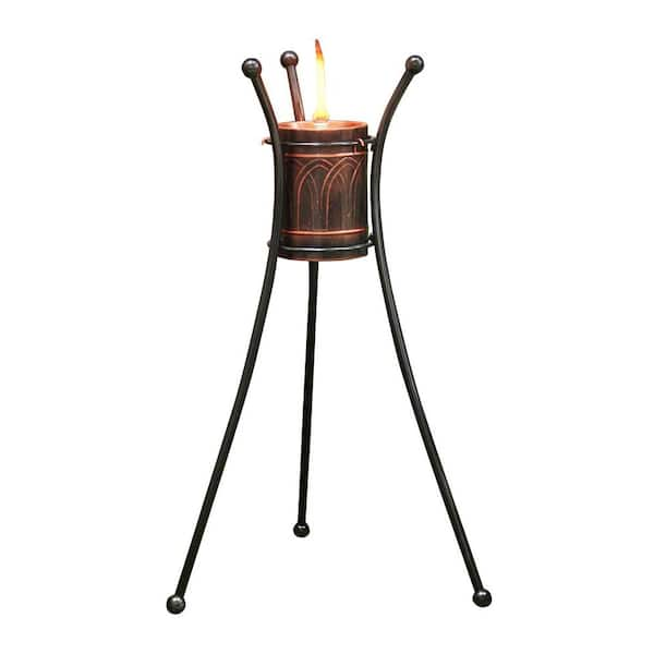 Hampton Bay Metal Citronella Pillar Torch (Pack of 2)