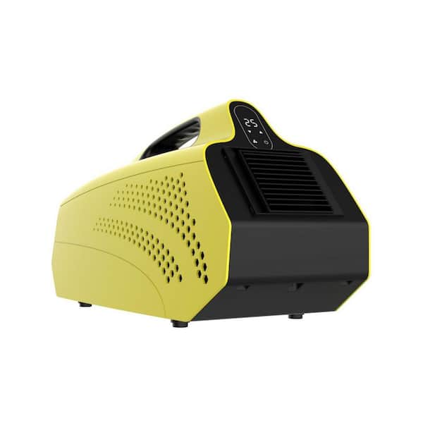 1500 BTU Portable Tent Air Conditioner Cools 50 sq. ft. for Truck Van Outdoor Camping, Small Room W/ 24H Timer in Yellow