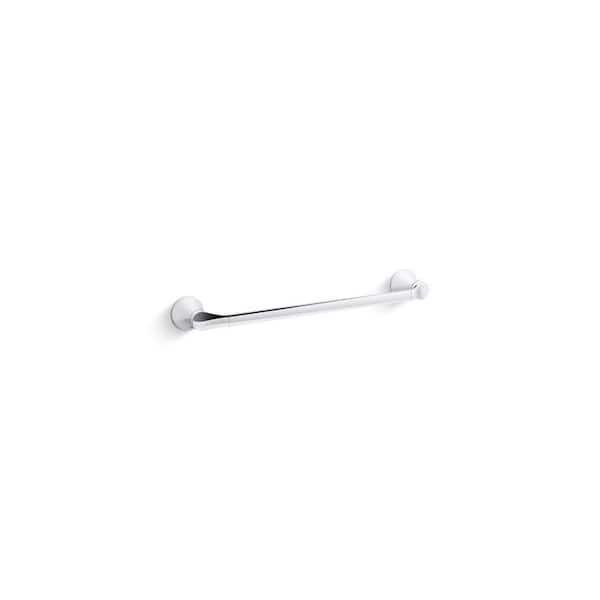 KOHLER Simplice 18 in. Wall Mounted Single Towel Bar in Polished Chrome