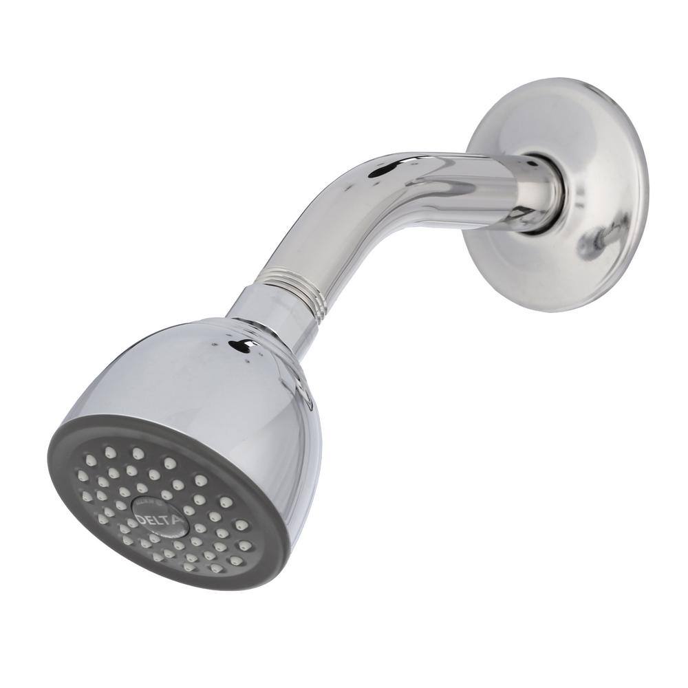 Chrome Single-Function Tub and Shower Faucet Set