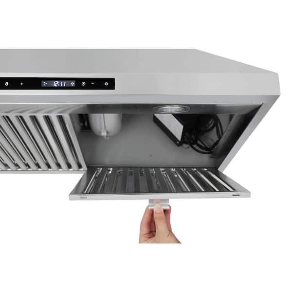 Thor Kitchen 36Convertible Professional Wall Mounted Range Hood Stainless  Steel HRH3607 - Best Buy