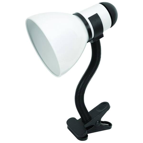 Alsy 15 in. Black and White Clip Lamp with TTL20 Compliant