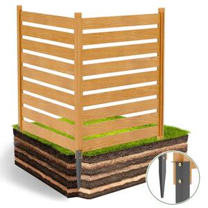 Fence Panels Outdoor Fence Privacy Screen, Air Conditioner Fence Trash, Wood Fence Panels For Outside Lawn Chair