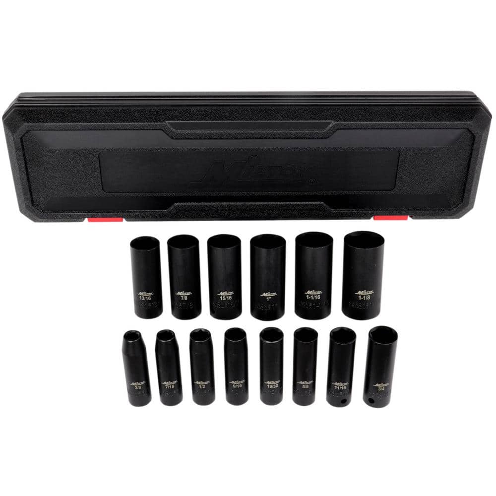 1/2 in. Drive Deep 3/8in. -1-1/8 in. SAE Impact Socket Set (14-Piece) price history on PriceWatchPro