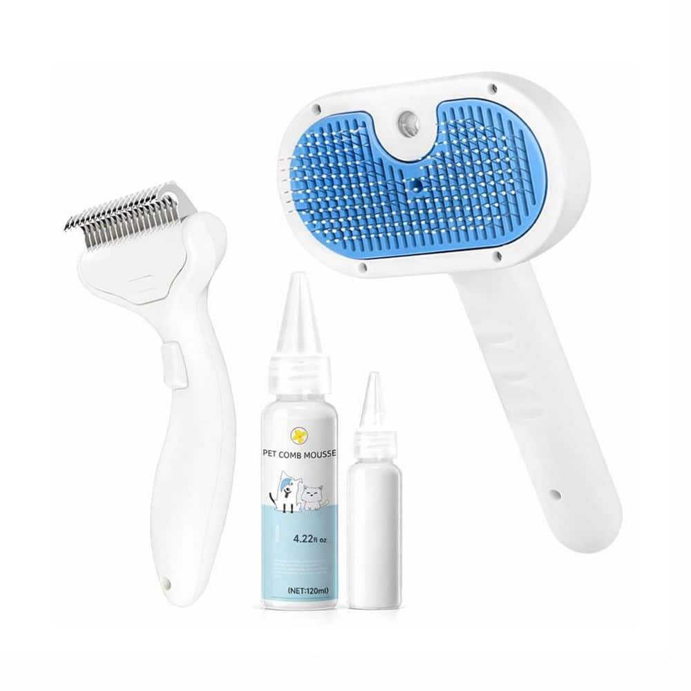 Vacuum/Sweeper Accessory Multi-Function Pet Steam Brush for Shedding and Hair Removal 1 Piece