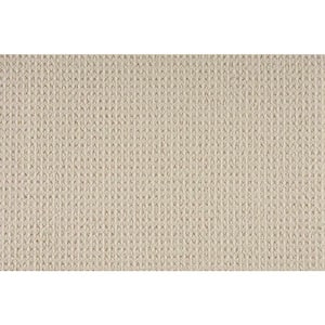 Shenadoah - Ivory - Beige 12 ft. 24 oz. Wool Loop Installed Carpet