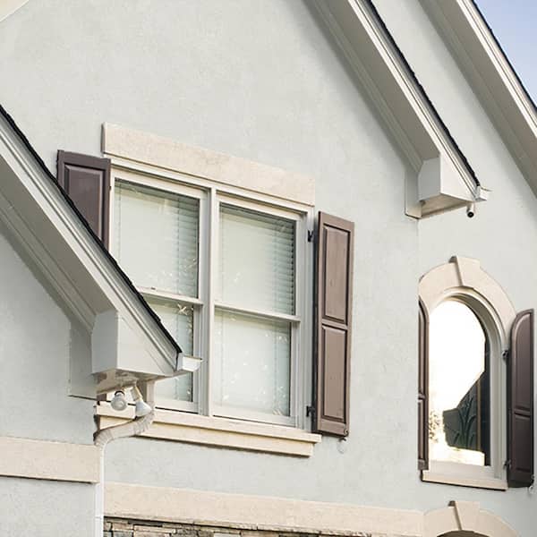 BEHR PREMIUM - 1 gal. #MS-39 Crystal White Elastomeric Masonry, Stucco and Brick Exterior Paint